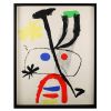 Joan Miró, "Personnage aux étoiles", lithographie en couleurs sur papier Arches, signée, numérotée, datée et encadrée, de 1950 - 00pp thumbnail