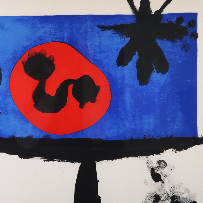 Joan Miró, "Palotin Giron", lithograph in colors on paper, signed, numbered, dated and framed, of 1955 - Detail D3