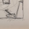 Alberto Giacometti, "Têtes et tabourets", lithographie sur papier Arches, signée, numérotée et encadrée, de 1954 - Detail D1 thumbnail