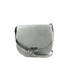 Céline Trotteur large model shoulder bag in grey leather - 360 thumbnail