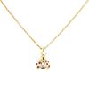 Chopard Happy Diamonds necklace in yellow gold,  ruby and diamond - 00pp thumbnail