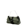 Dior Vintage handbag in khaki satin and black canvas - 00pp thumbnail