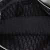 Dior Vintage handbag in khaki satin and black canvas - Detail D2 thumbnail