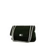 Chanel 2.55 handbag in black felt lined whool - 00pp thumbnail