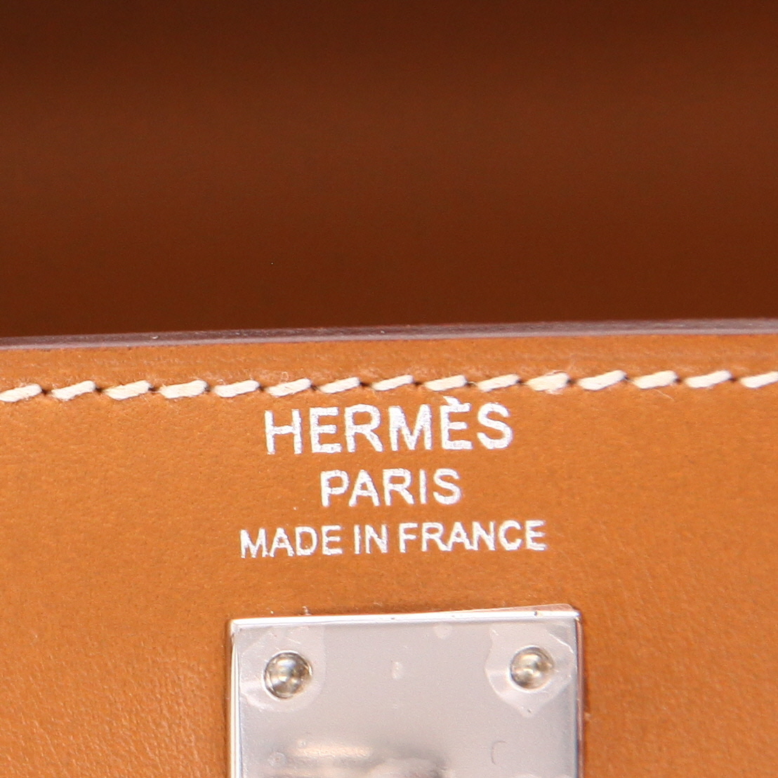 Borsa Hermes Kelly 25 cm in pelle box gold - Detail D2