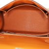 Hermes Kelly 25 cm handbag in gold box leather - Detail D3 thumbnail