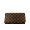 Louis Vuitton Zippy wallet in ebene damier canvas - 360 thumbnail