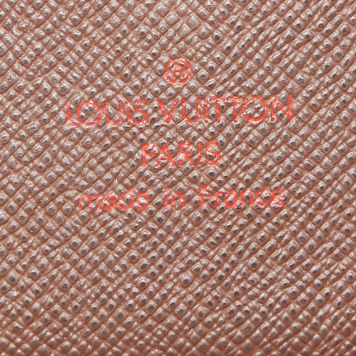 Portafogli Louis Vuitton Zippy in tela a scacchi ebana - Detail D3