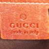 Gucci Gucci Vintage shopping bag in grey monogram canvas and brown leather - Detail D3 thumbnail