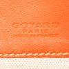 Sac cabas Goyard Saint-Louis en toile Goyardine orange et cuir orange - Detail D3 thumbnail