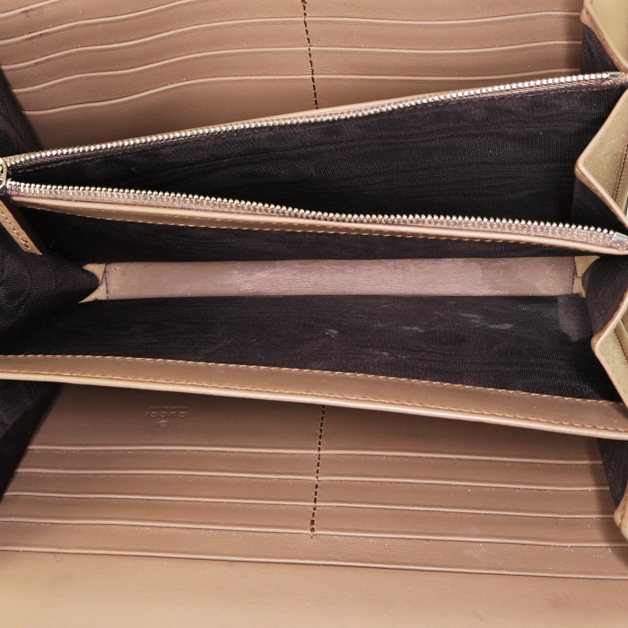 Borsa a tracolla Gucci Dionysus in tela monogram cerata grigia - Detail D2