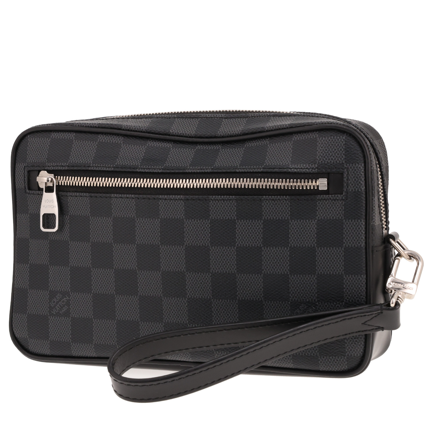 Pochette Louis Vuitton Kasaï Damier Graphite occasion Pochette Louis Vuitton Kasaï Damier Graphite occasion