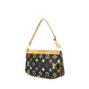 Louis Vuitton Pochette accessoires pouch in multicolor and black monogram canvas and natural leather - 00pp thumbnail