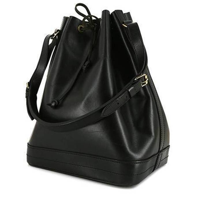 Bolso de mano Louis Vuitton grand Noé modelo grande en cuero negro - 00pp