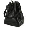 Bolso de mano Louis Vuitton grand Noé modelo grande en cuero negro - 00pp thumbnail