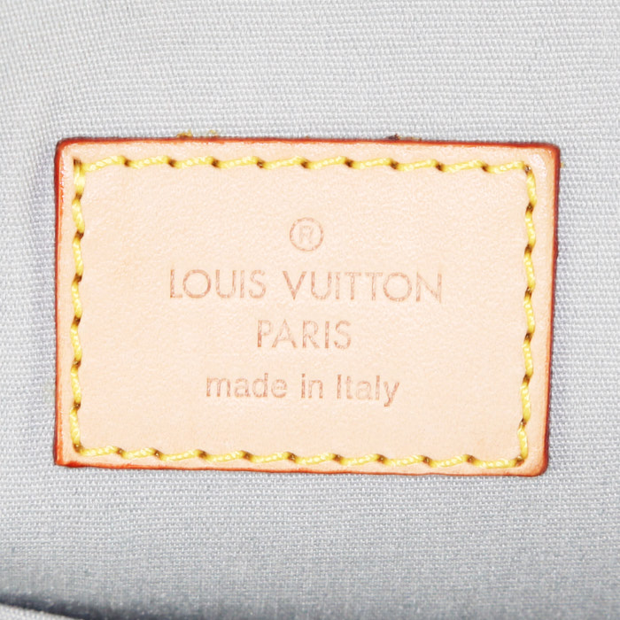 Bolso Cabás Louis Vuitton Louis Vuitton Sac Plat Miroir en cuero Monogram plateado - Detail D3