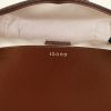 Gucci 1955 Horsebit mini shoulder bag in beige monogram canvas and brown leather - Detail D3 thumbnail