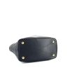 Louis Vuitton Citadines shopping bag in navy blue monogram leather - Detail D4 thumbnail