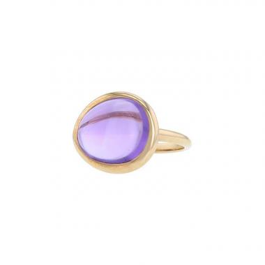 Sortija Fred Belles Rives en oro rosa y amatista