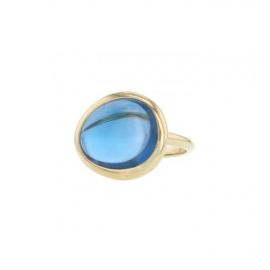 Bague Fred Belles Rives en or jaune et topaze