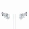 Fred Une île d'or earrings in white gold and diamonds - 360 thumbnail