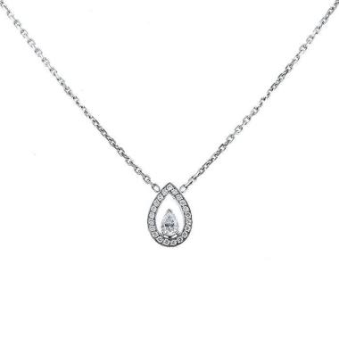 Fred Lovelight necklace in white gold and diamonds Fred Lovelight necklace in white gold and diamonds