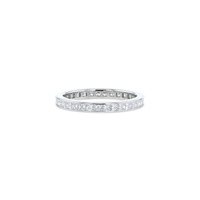 Fred wedding ring in platinium and diamonds - 00pp