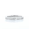 Fred wedding ring in platinium and diamonds - 360 thumbnail