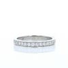 Fred wedding ring in platinium and diamonds - 360 thumbnail