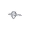 Fred Lovelight solitaire ring in platinium and diamonds (0,32 carat) - 00pp thumbnail