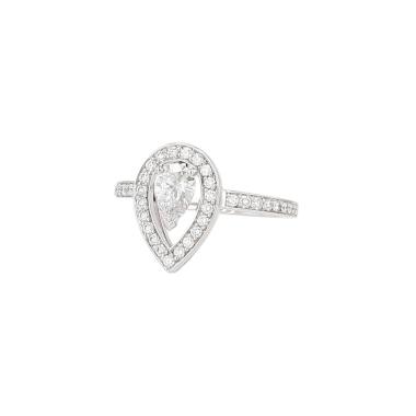 Anello Fred Lovelight in platino e diamanti