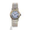 Cartier Santos watch in gold and stainless steel Ref:  2966 Circa  1990 - 360 thumbnail