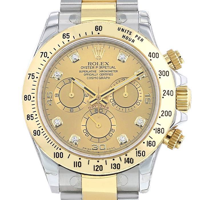 Rolex Daytona Automatique watch in gold and stainless steel Ref:  116523 Circa  2008 - 00pp