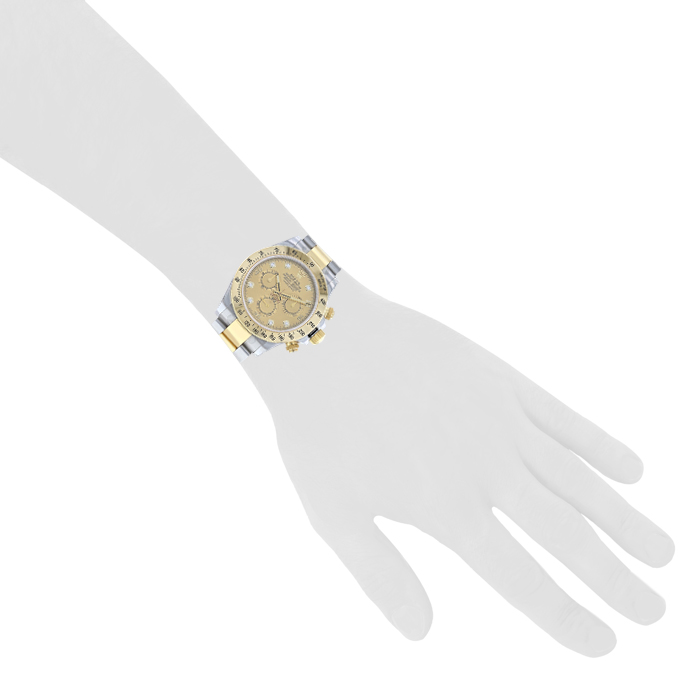 Rolex Daytona Automatique  in gold and stainless steel Ref: Rolex - 116523  Circa 2008 - Detail D1