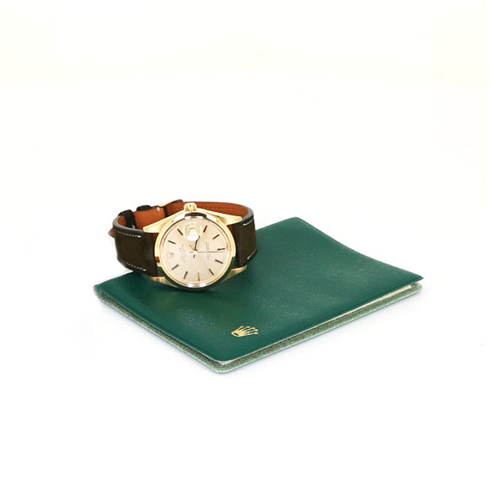Montre Rolex Oyster Perpetual en or jaune Ref :  1003 Vers  1969 - Detail D2