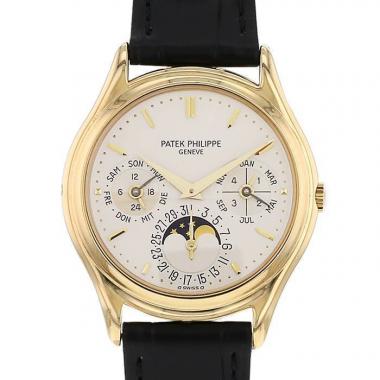 Reloj Patek Philippe Perpetual Calendar de oro amarillo Ref :  3940 Circa  1990