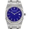 Montre Audemars Piguet Royal Oak "Cadran Bleu Klein" en acier Ref: 56175ST  Vers 1997 - 00pp thumbnail