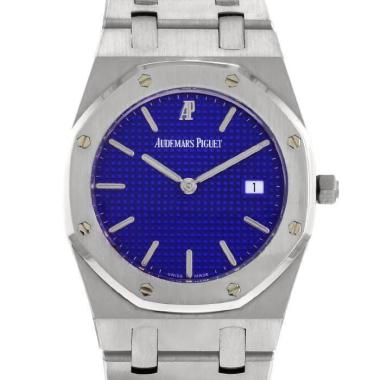 Reloj Audemars Piguet Royal Oak "Klein Blue Dial"  de acero Ref: Audpig - 56175ST  Circa 1997