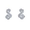 Cartier earrings in white gold and diamonds - 00pp thumbnail