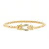 Fred Force 10 medium model bracelet in yellow gold and diamonds - 00pp thumbnail