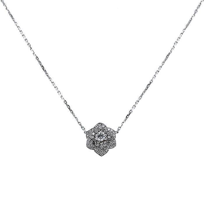 Vintage necklace in white gold and diamonds - 00pp