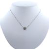 Vintage necklace in white gold and diamonds - 360 thumbnail