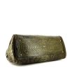 Gucci shopping bag in khaki python - Detail D4 thumbnail