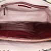 Shopping bag Valentino Rockstud in pelle verniciata bordeaux decorazioni con borchie - Detail D2 thumbnail