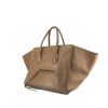 Céline Cabas Phantom handbag in brown leather - 00pp thumbnail