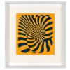 Victor Vasarely, "Zebrapar Orange", silkscreen in colors on woven paper, signed, numbered and framed, of 1987 - 00pp thumbnail