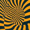 Victor Vasarely, "Zebrapar Orange", silkscreen in colors on woven paper, signed, numbered and framed, of 1987 - Detail D1 thumbnail