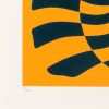 Victor Vasarely, "Zebrapar Orange", silkscreen in colors on woven paper, signed, numbered and framed, of 1987 - Detail D2 thumbnail