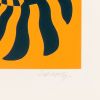 Victor Vasarely, "Zebrapar Orange", silkscreen in colors on woven paper, signed, numbered and framed, of 1987 - Detail D3 thumbnail