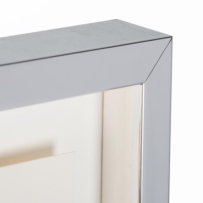 Victor Vasarely, "Zebrapar Bleu", sérigraphie en couleurs sur papier vélin, signée, numérotée et encadrée, de 1987 - Detail D4